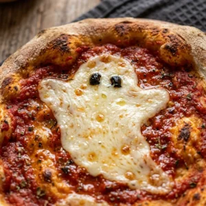 Spooky Dinner Easy Halloween 15 Min Kid Approved Ghost Pizza