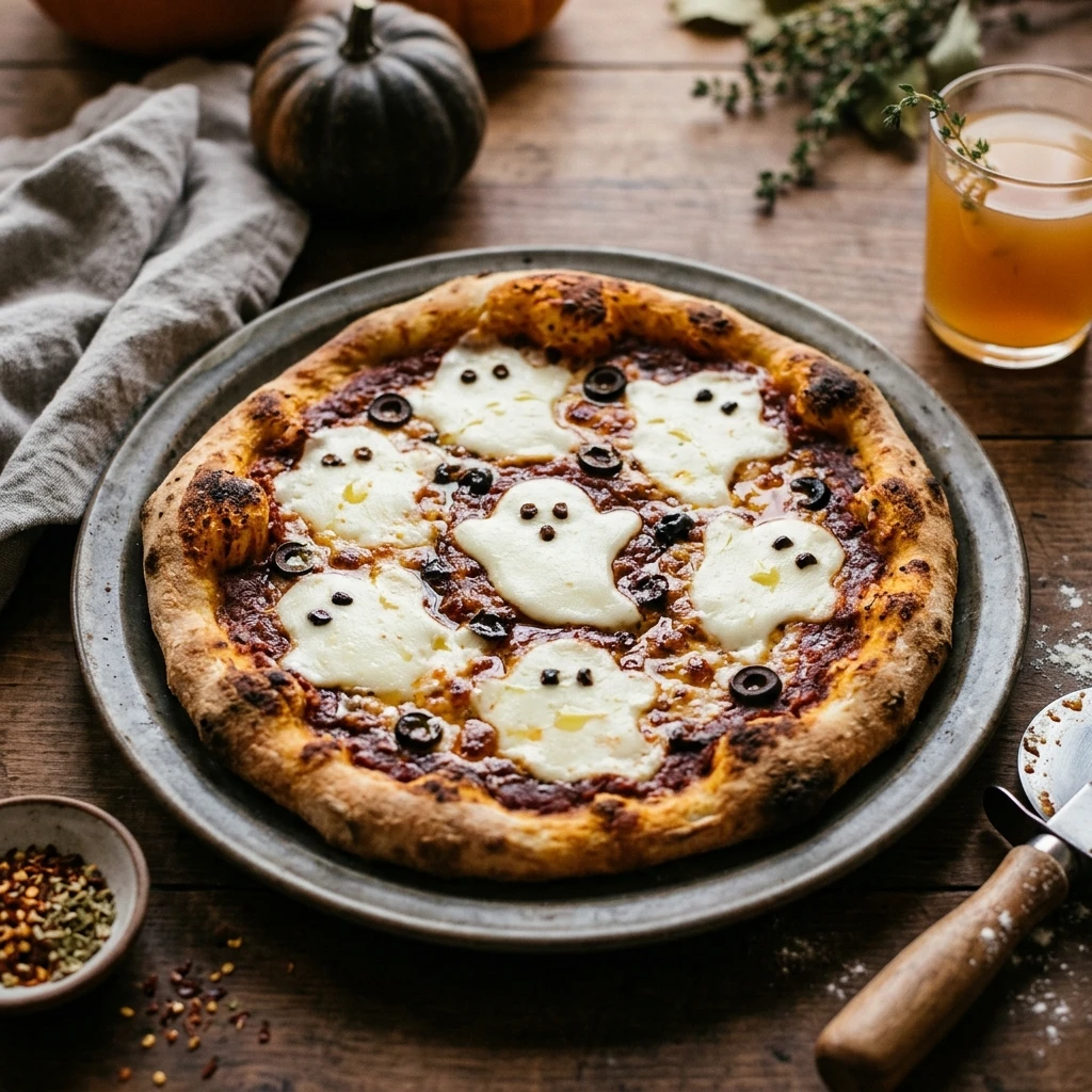 Spooky Dinner Halloween Easy 15 Min Kid Approved Ghost Pizza