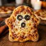 Spooky Family Dinner Kid Approved Easy Halloween Ghost Pizza