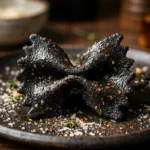 Spooky Halloween Black Bowtie Pasta