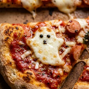 Spooky Hot Dog Dinner Kid Approved Easy Halloween Ghost Pizza