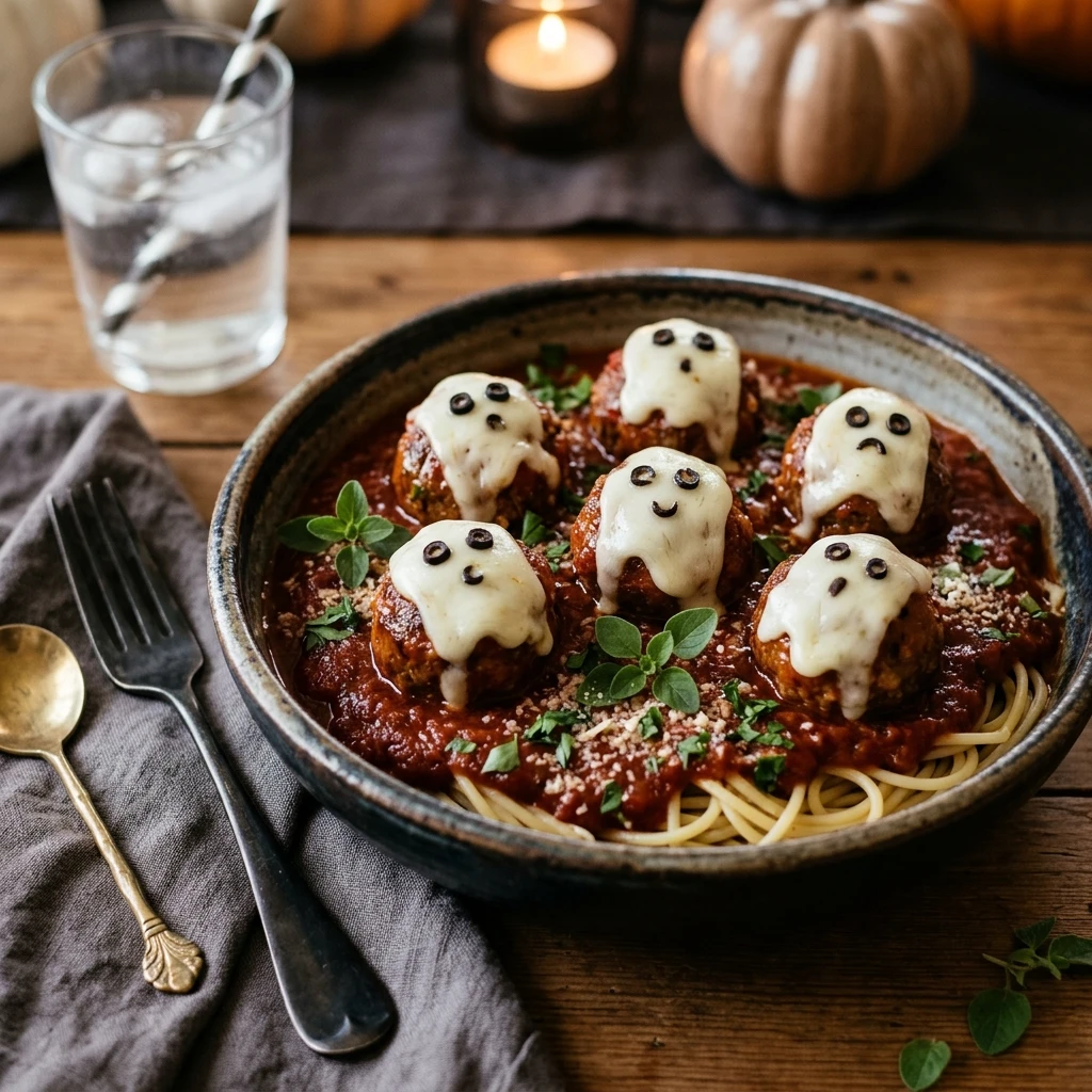 Spooky Meatballs Dinner Easy Halloween 15 Min Kid Approved