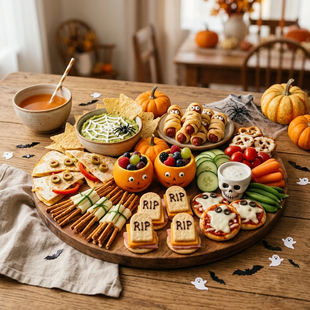 Spooky Snack Dinner Board (Kids Pick Their Own)