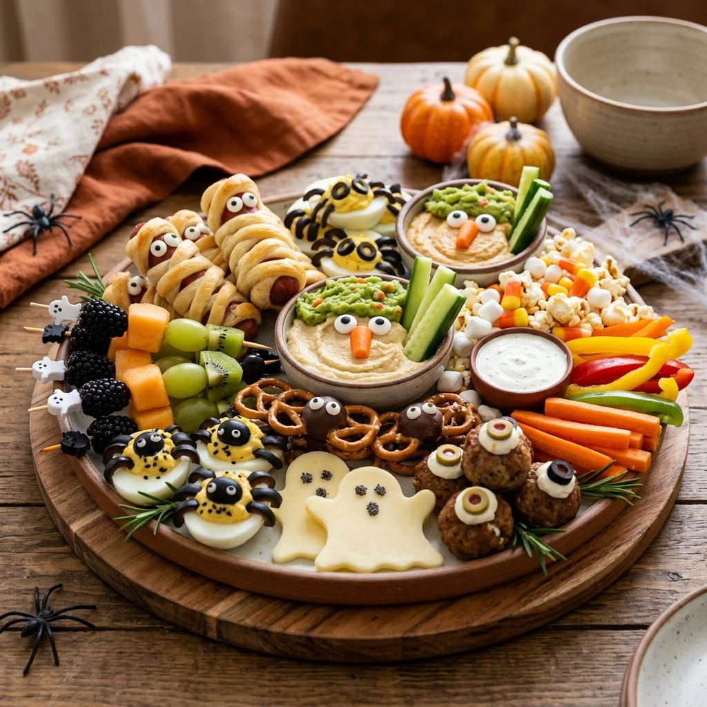 Spooky Snack Dinner Board (Kids Pick Their Own)
