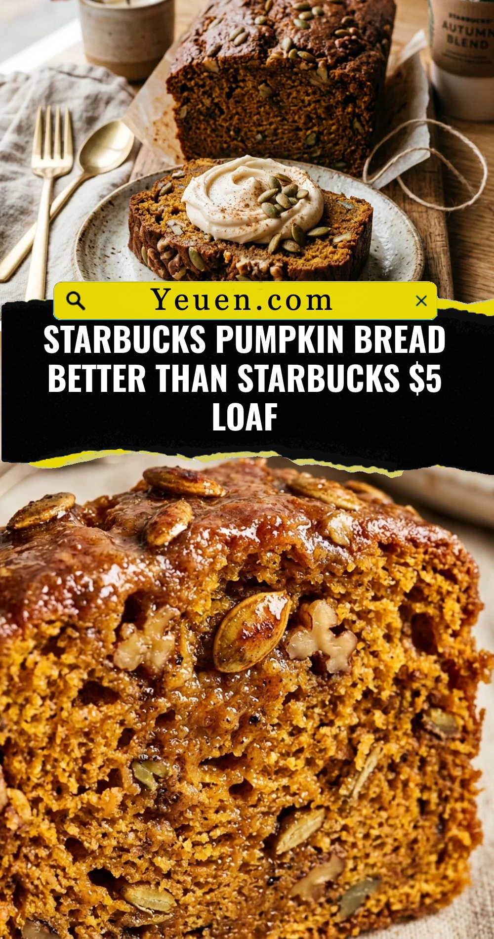 Starbucks Pumpkin Bread Better Than Starbucks $5 Loaf