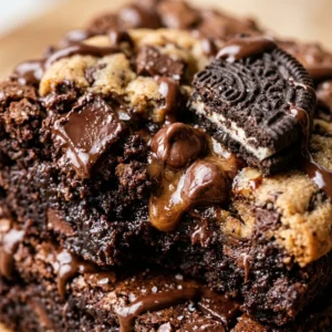 Stuffed Brownies Slutty Brownies Loaded Easy Chocolate