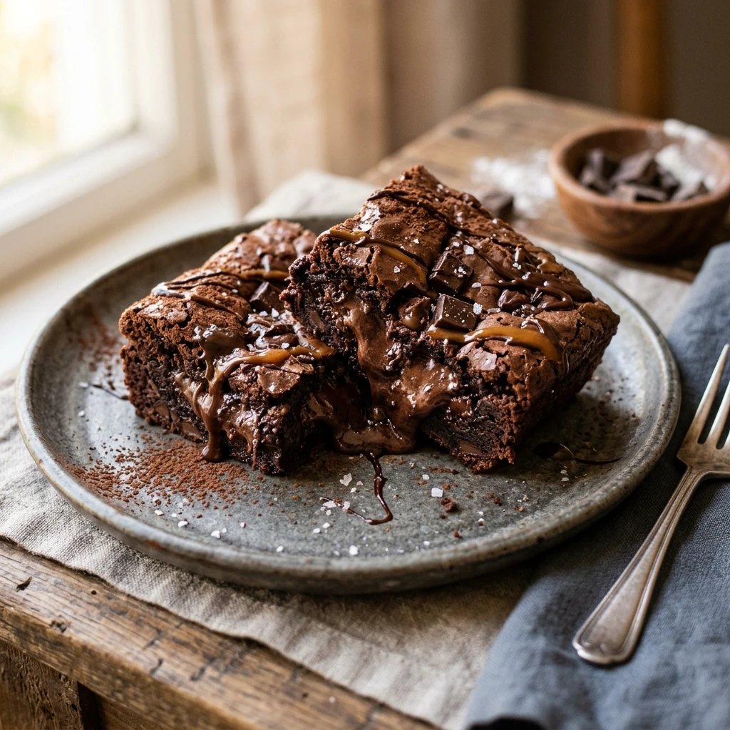 Stuffed Brownies With Brownie Batter Loaded Easy Fudgy Chocolate