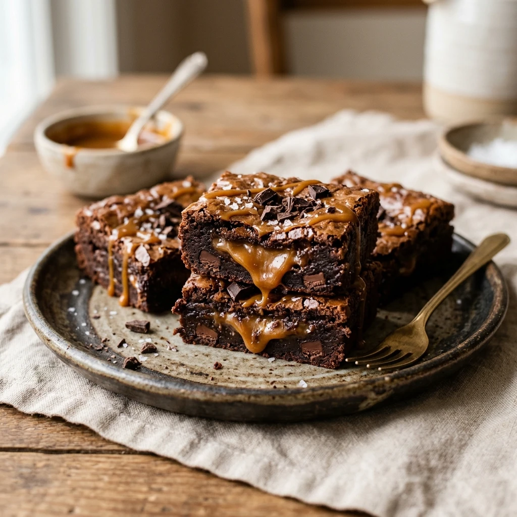 Stuffed Brownies With Caramel Loaded Easy Fudgy Chocolate