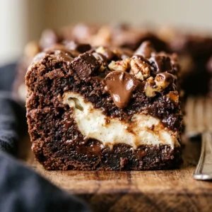 Stuffed Brownies With Cream Cheese Loaded Easy Fudgy Chocolate