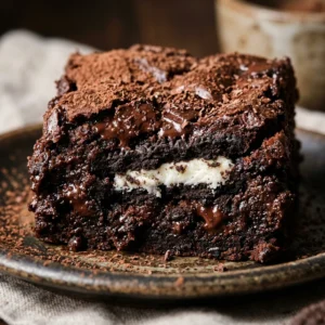 Stuffed Brownies With Oreo Loaded Easy Fudgy Chocolate