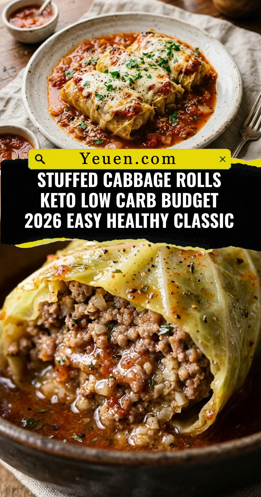 Stuffed Cabbage Rolls Keto Low Carb Budget 2026 Easy Healthy Classic