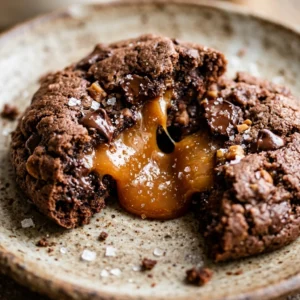 Stuffed Caramel Cookies Easy Loaded Chocolate