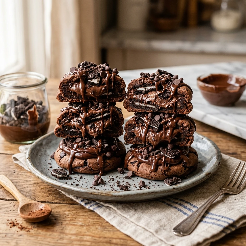 Stuffed Oreo Cookies Easy Loaded Chocolate