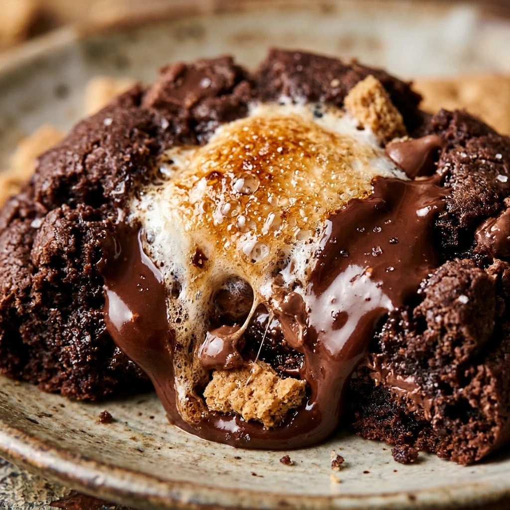 Stuffed S’mores Cookies Easy Loaded Chocolate