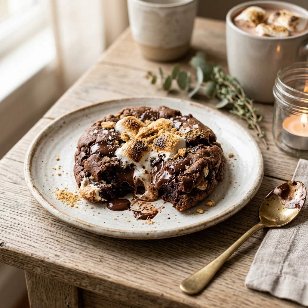 Stuffed S'mores Cookies Easy Loaded Chocolate