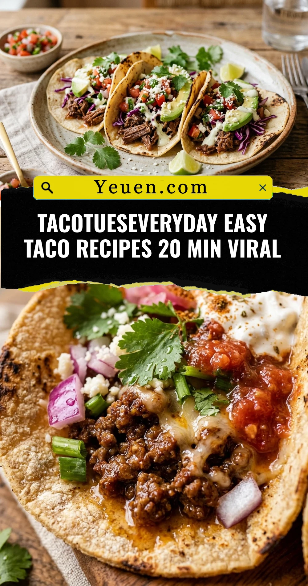 TacoTuesEveryday Easy Taco Recipes 20 Min Viral