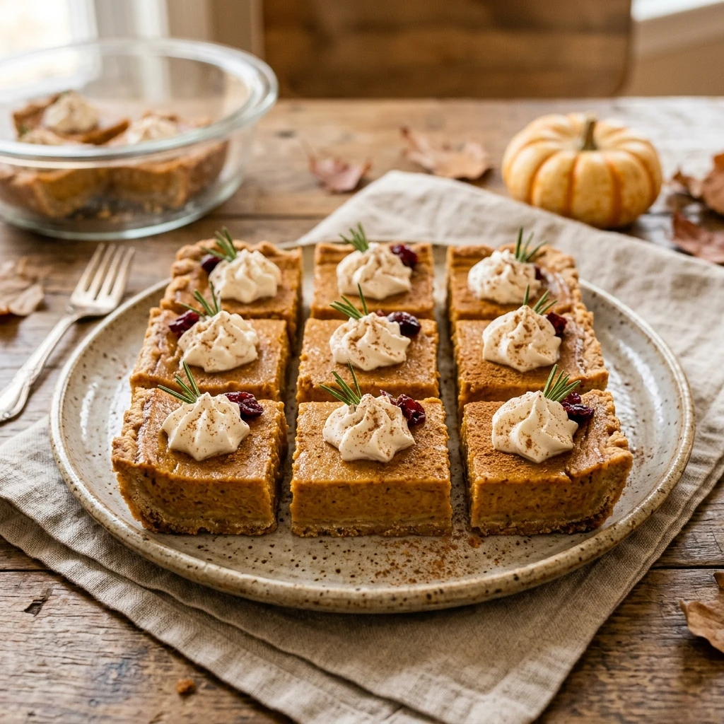 Thanksgiving Budget Pumpkin Pie Bars Under $20 Feeds 12