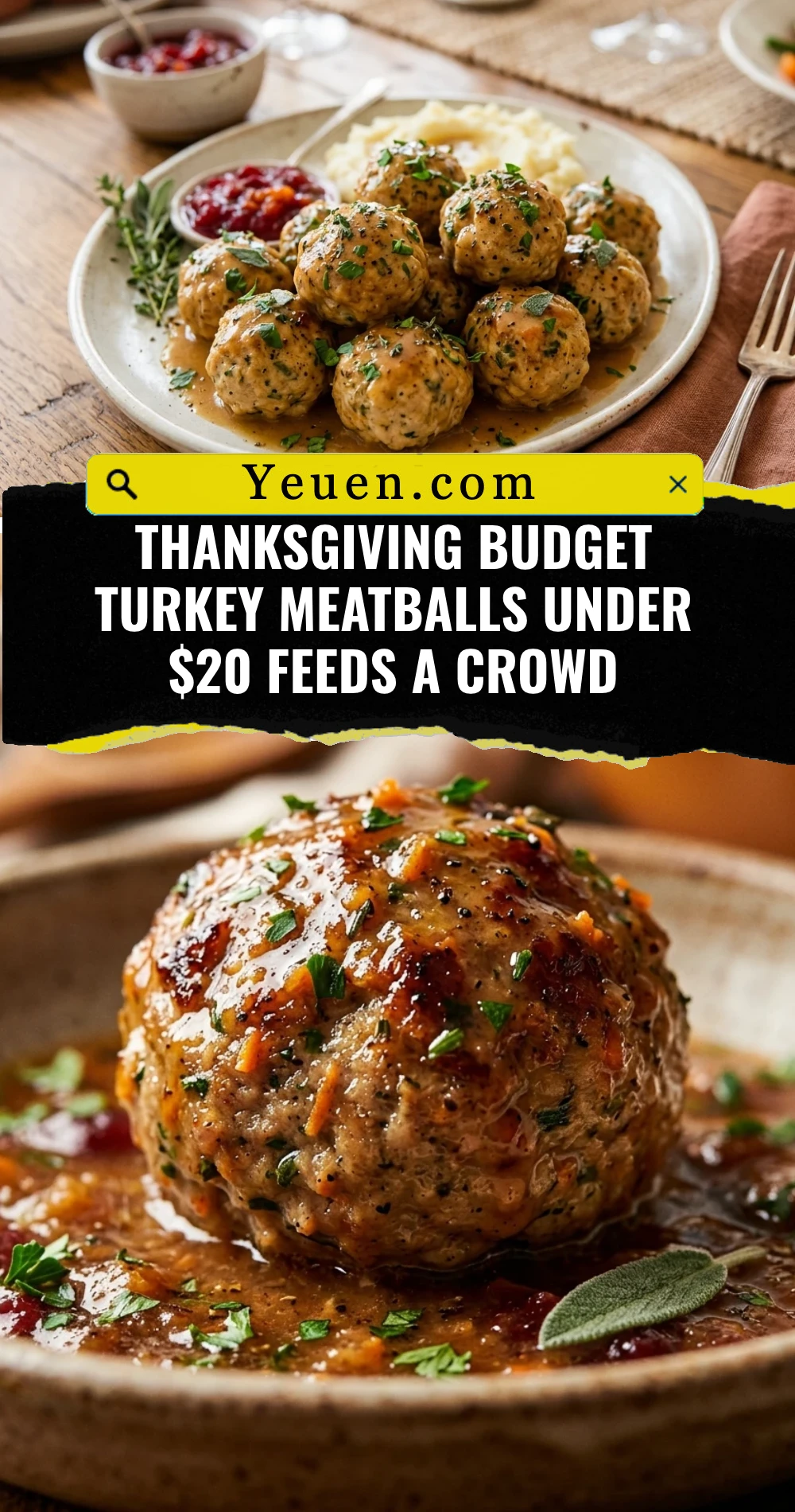 Thanksgiving Budget Turkey Meatballs Under $20 Feeds A Crowd