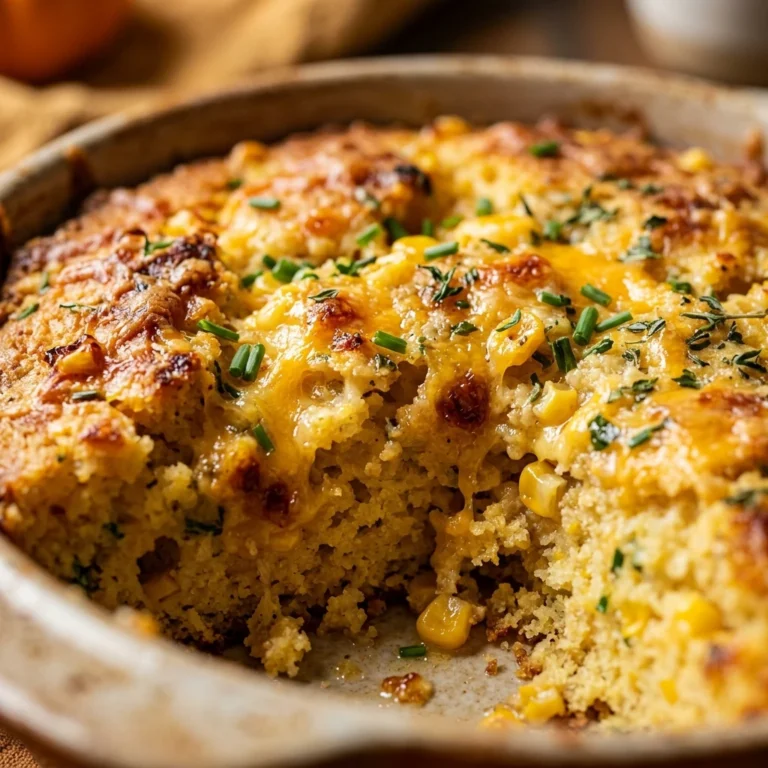 Thanksgiving Cornbread Casserole Make Ahead With Cheddar