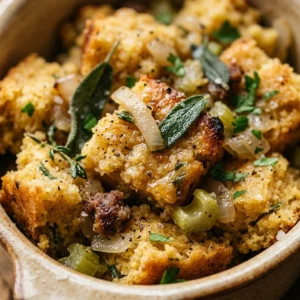 Thanksgiving Cornbread Dressing Southern Style