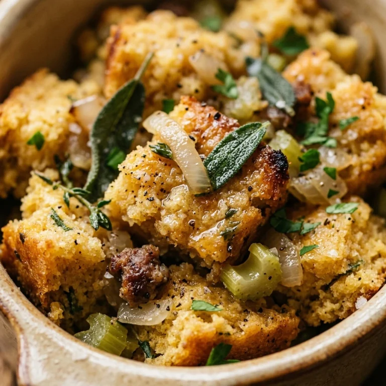 Thanksgiving Cornbread Dressing Southern Style