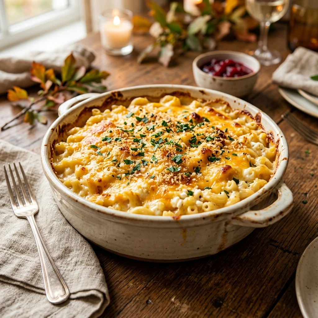 Thanksgiving Cottage Cheese Mac And Cheese High Protein Feeds 8