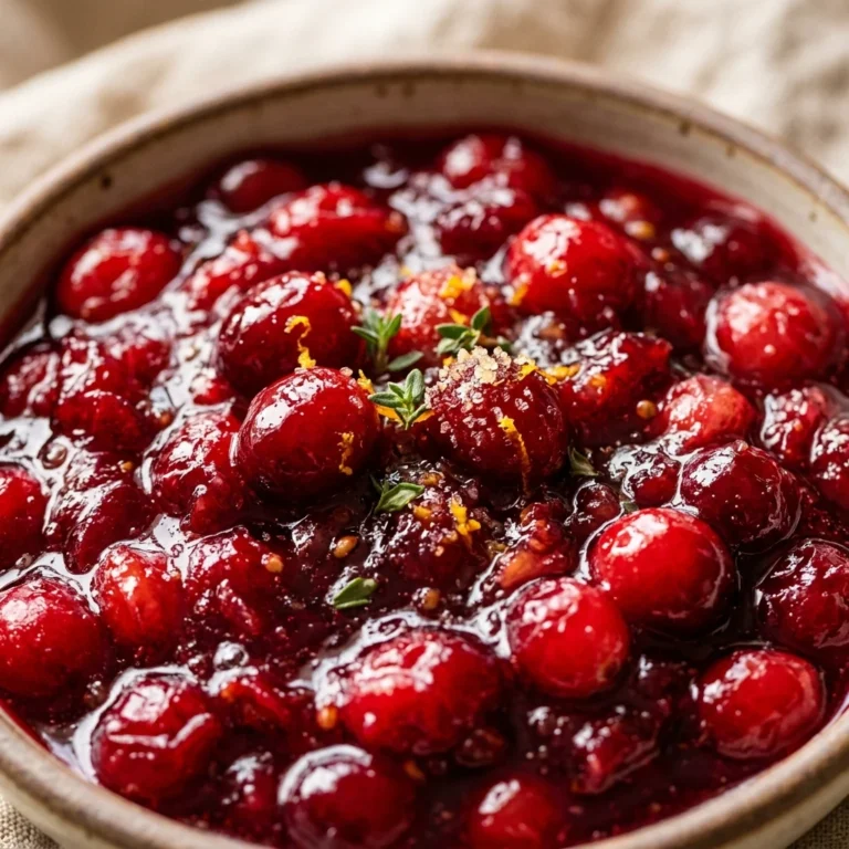 Thanksgiving Cranberry Sauce 10 Min No Bitter