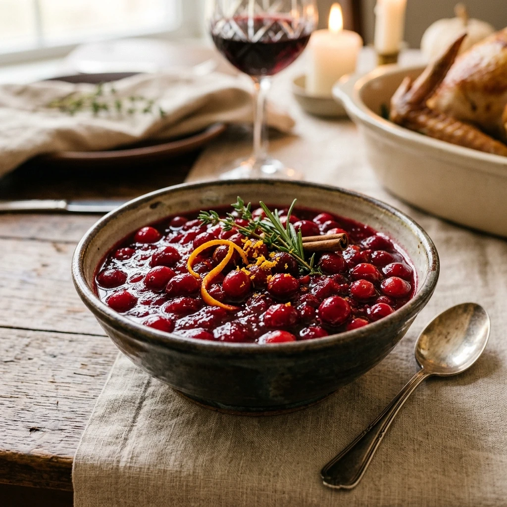 Thanksgiving Cranberry Sauce That Sets Perfect