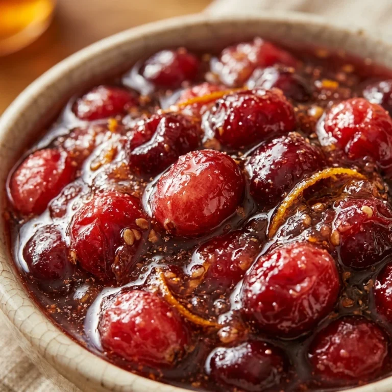 Thanksgiving Cranberry Sauce With Maple Syrup