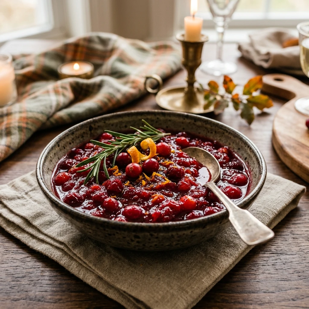 Thanksgiving Cranberry Sauce With No Sugar Added
