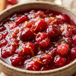 Thanksgiving Cranberry Sauce With Orange Juice