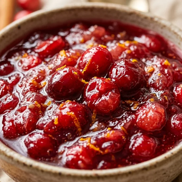 Thanksgiving Cranberry Sauce With Orange Juice