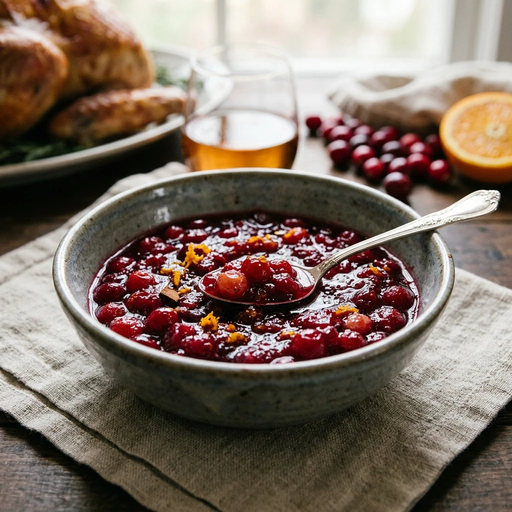 Thanksgiving Cranberry Sauce With Orange Juice