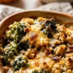 Thanksgiving Dump And Bake Broccoli Casserole 3 Ingredient Easy