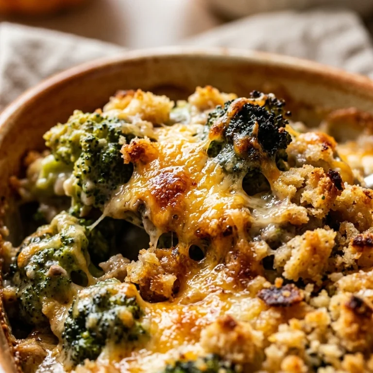 Thanksgiving Dump And Bake Broccoli Casserole 3 Ingredient Easy