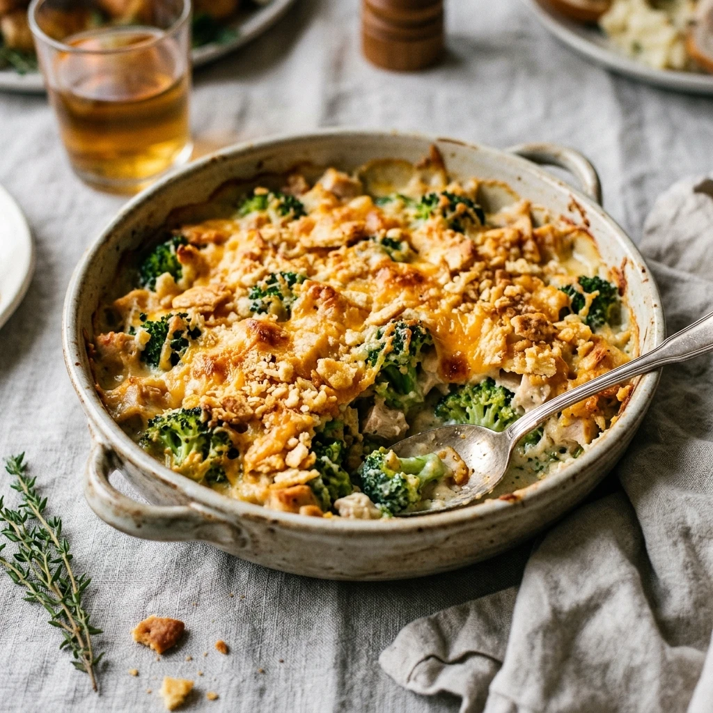 Thanksgiving Dump And Bake Broccoli Casserole 3 Ingredient Easy