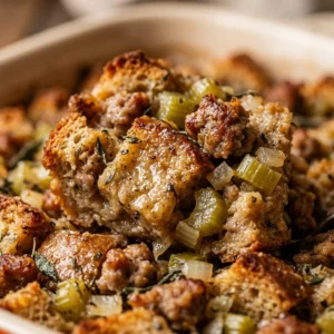 Thanksgiving Dump And Bake Stuffing 3 Ingredient No Fail