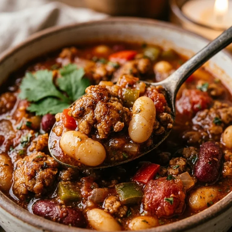 Thanksgiving High Protein Turkey Chili With White Beans Feeds A Crowd