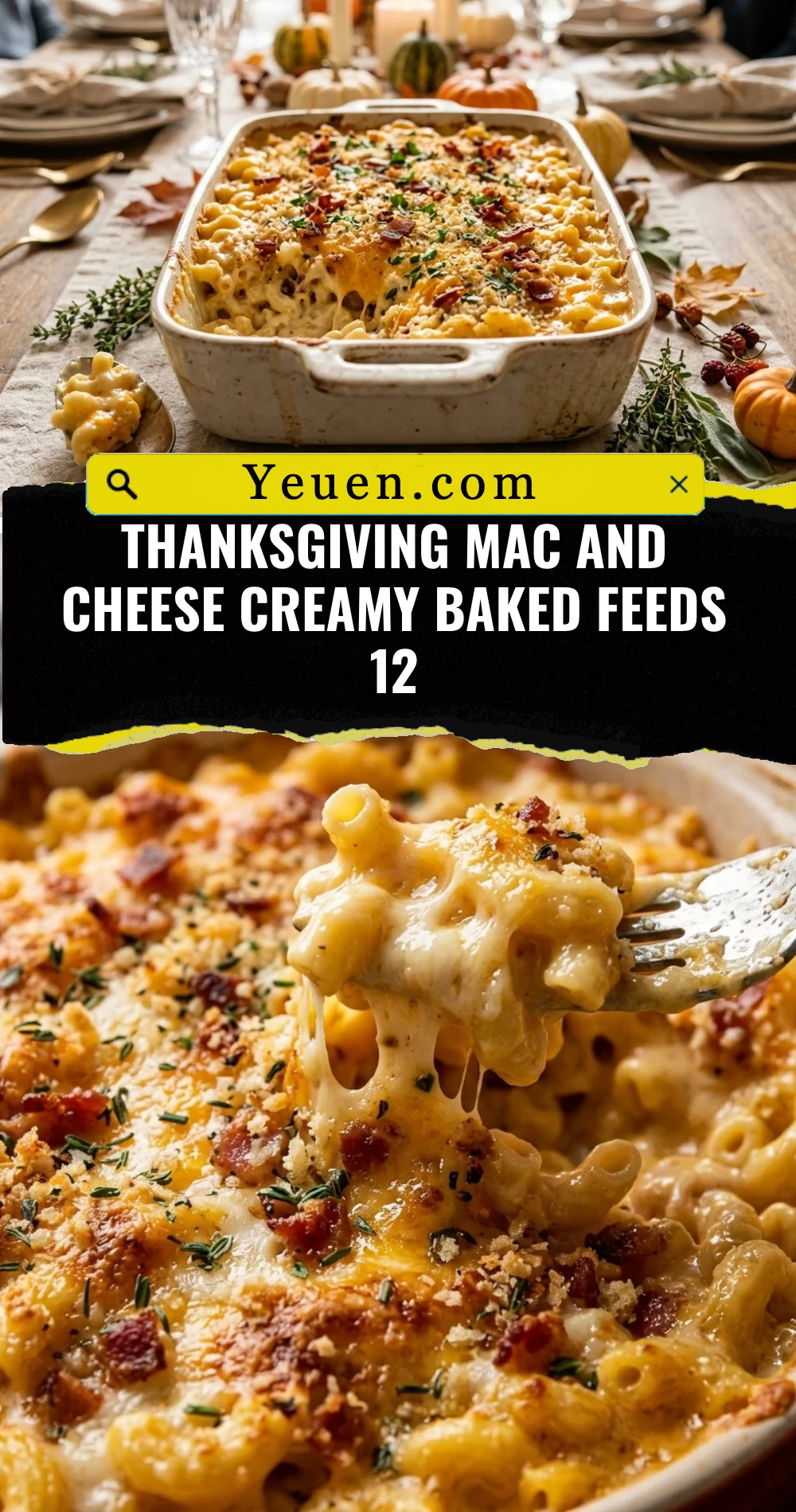 Thanksgiving Mac And Cheese Creamy Baked Feeds 12