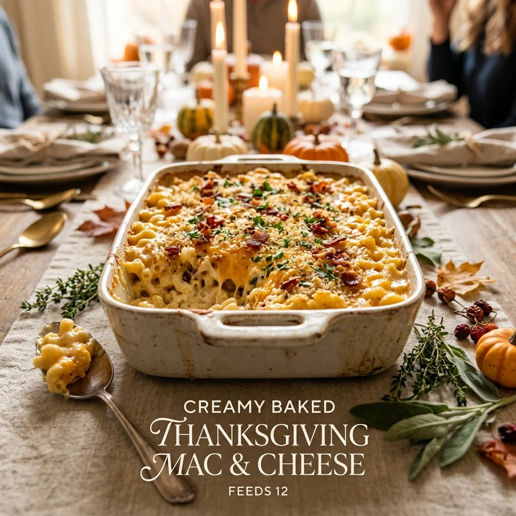 Thanksgiving Mac And Cheese Creamy Baked Feeds 12