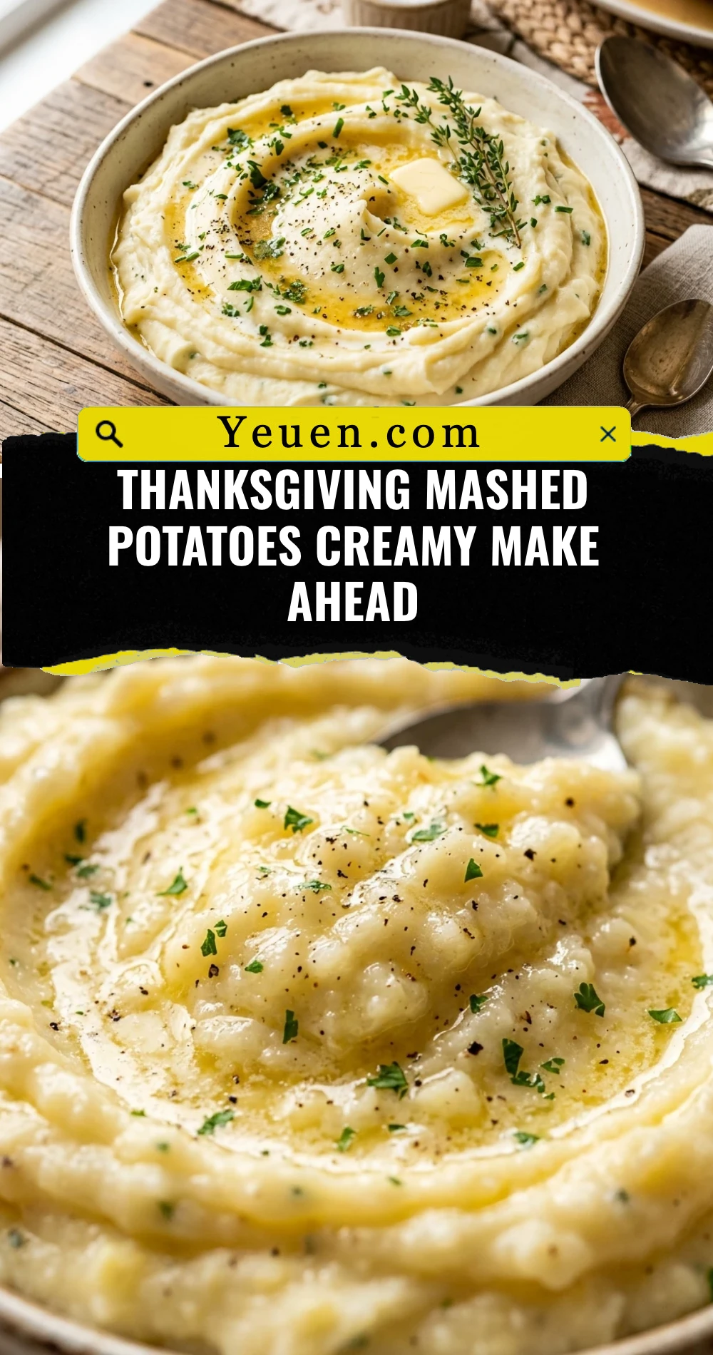 Thanksgiving Mashed Potatoes Creamy Make Ahead