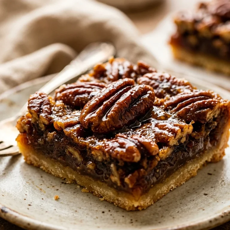 Thanksgiving Pecan Pie Bars Easy No Rolling