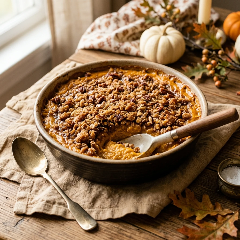 Thanksgiving Pumpkin Casserole With Brown Sugar Make Ahead
