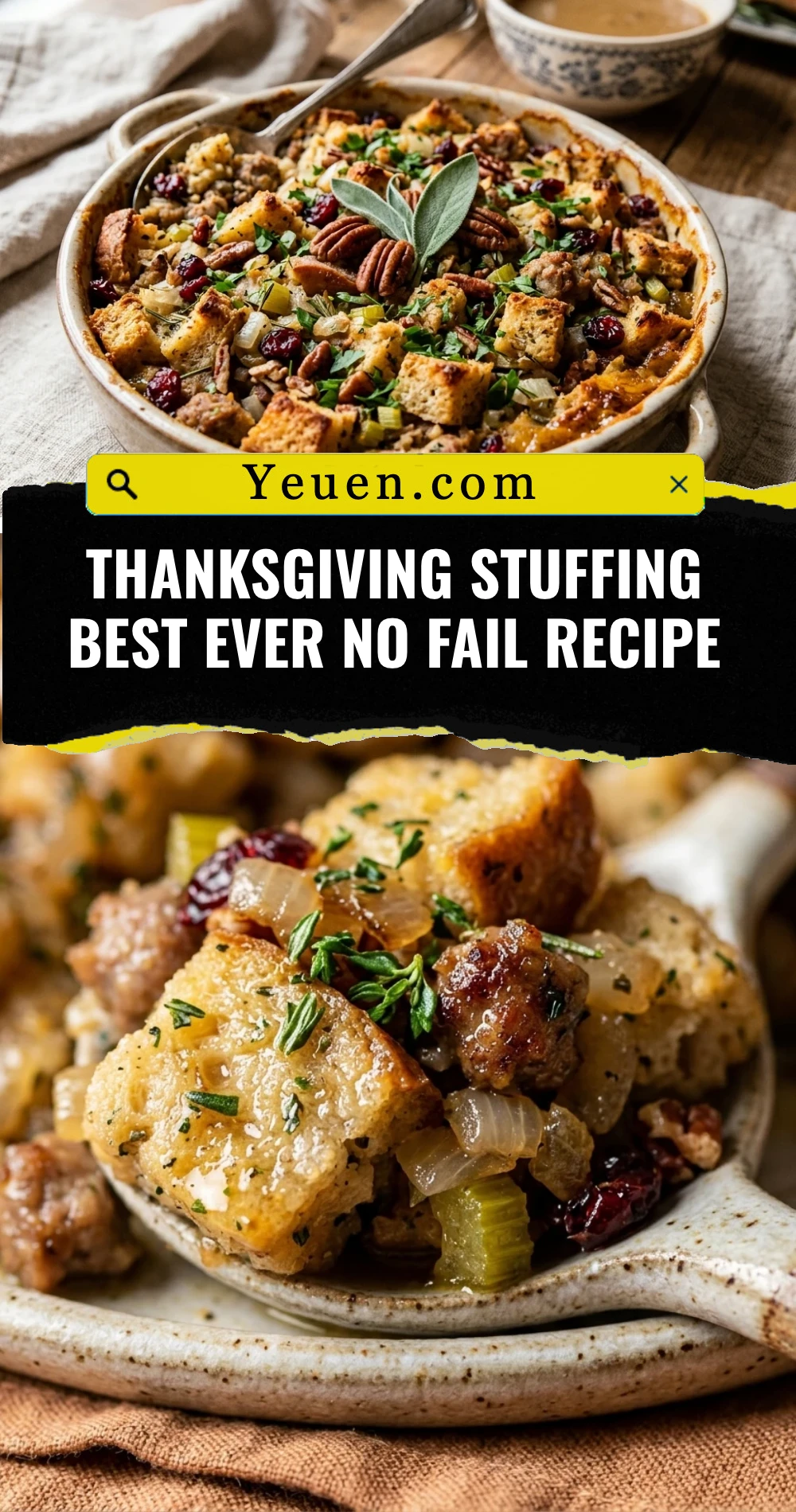 Thanksgiving Stuffing Best Ever No Fail Recipe