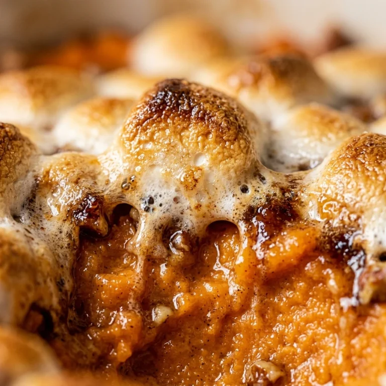 Thanksgiving Sweet Potato Casserole With Marshmallows