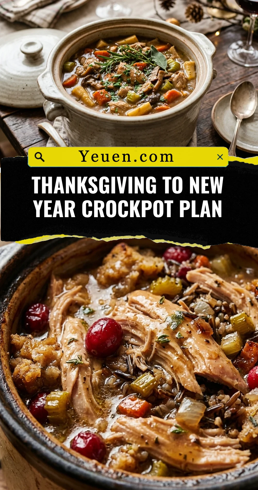 Thanksgiving To New Year Crockpot Plan