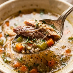 Thanksgiving Turkey Soup High Protein