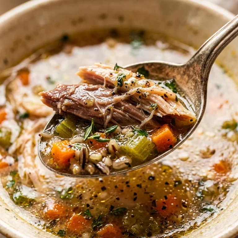 Thanksgiving Turkey Soup High Protein
