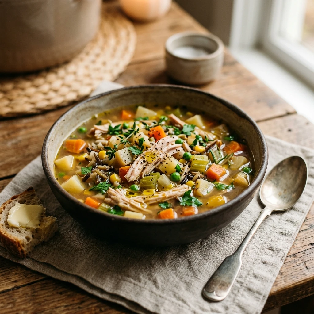 Thanksgiving Turkey Soup High Protein