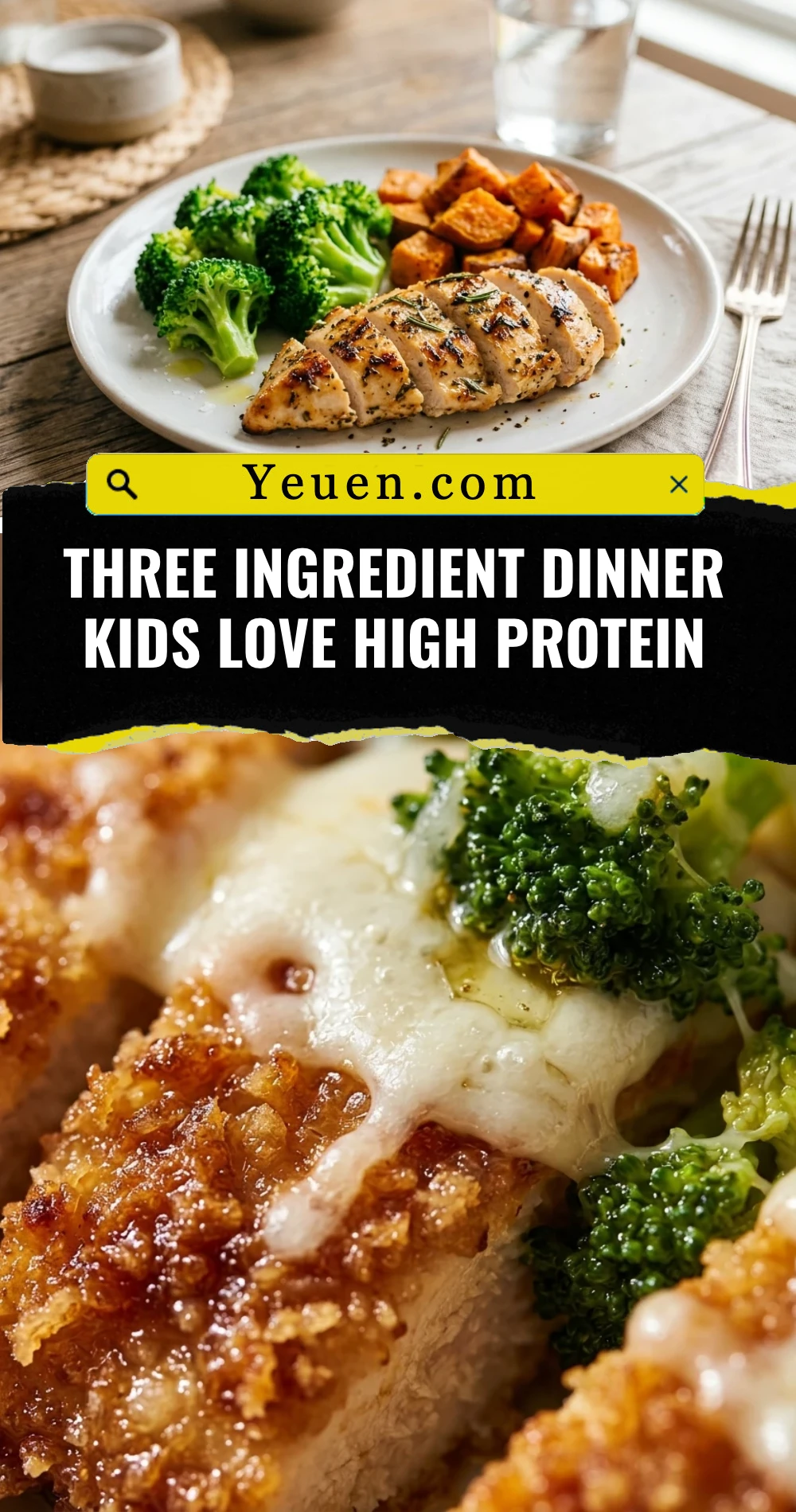 Three Ingredient Dinner Kids Love High Protein
